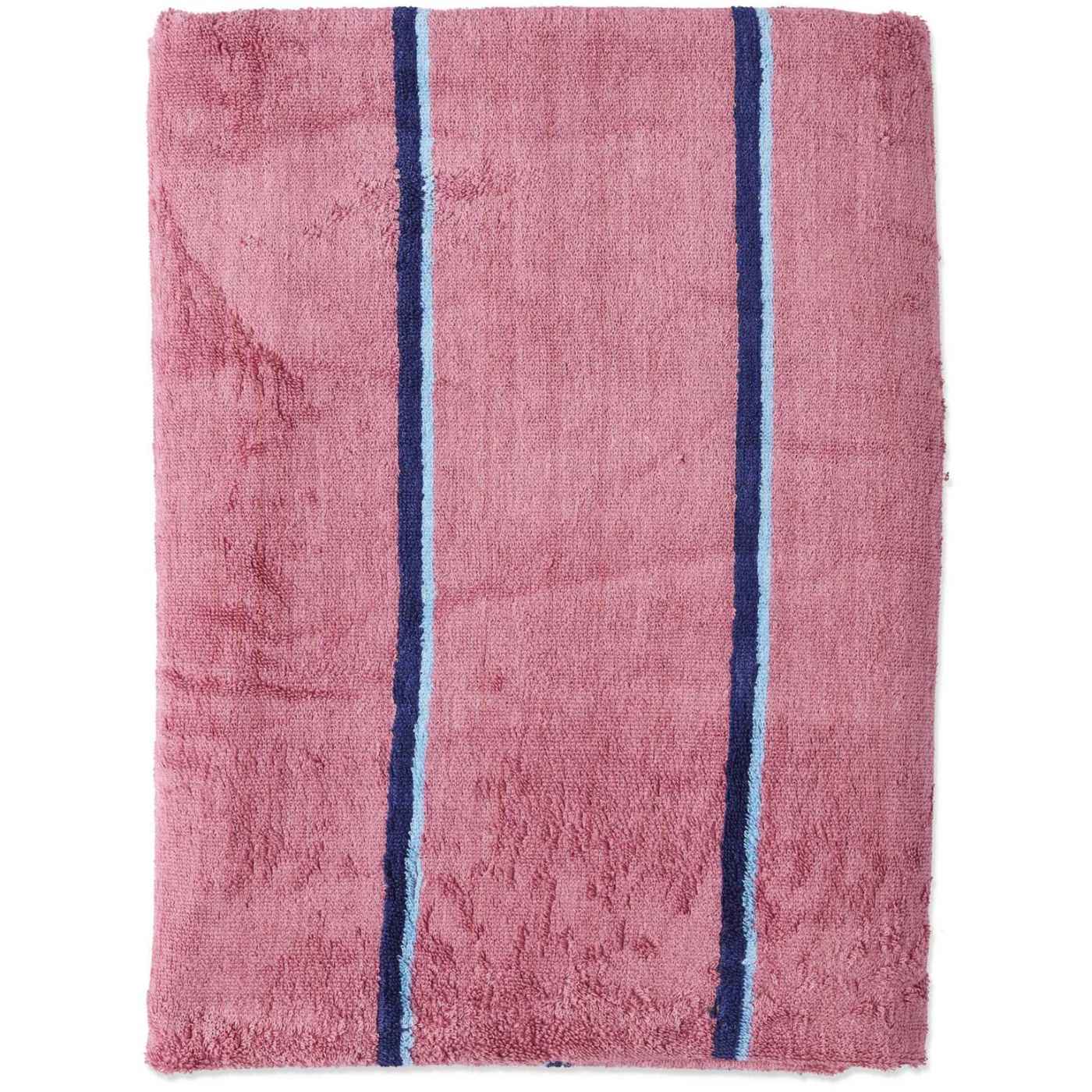 Kip&Co Blushing Stripe Terry Bath Sheet / Beach Towel